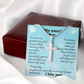 Artisan Cross Necklace - Heart 1