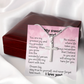 Cross Necklace - Heart 1