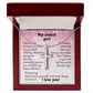 Cross Necklace - Heart 1
